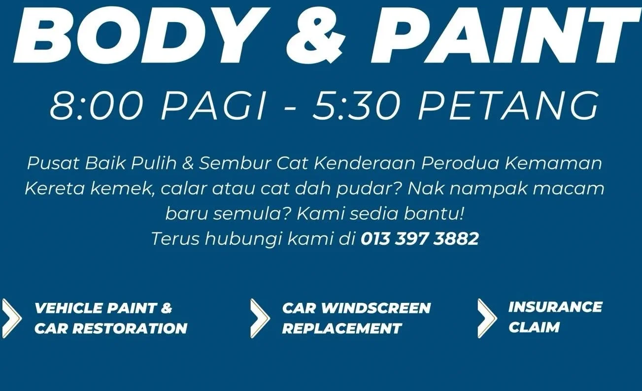 perodua kemaman body paint