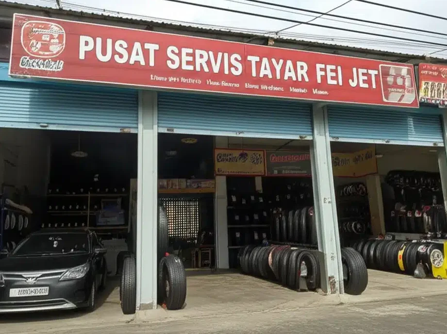 pusat servis tayar fei jet