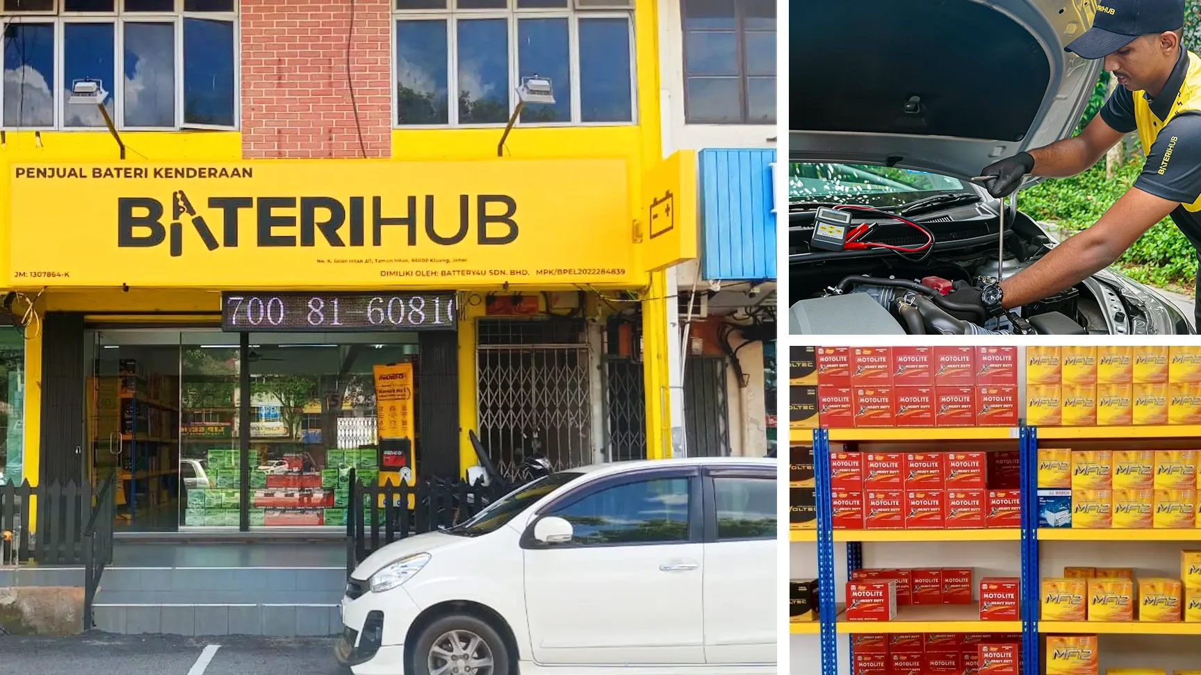 baterihub kluang johor